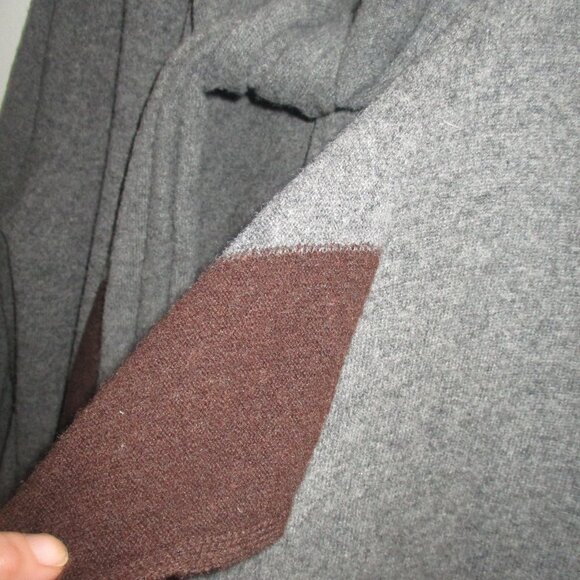 Lauren Ralph Lauren Wool Cashmere Cardigan gray brown m - Picture 5 of 5
